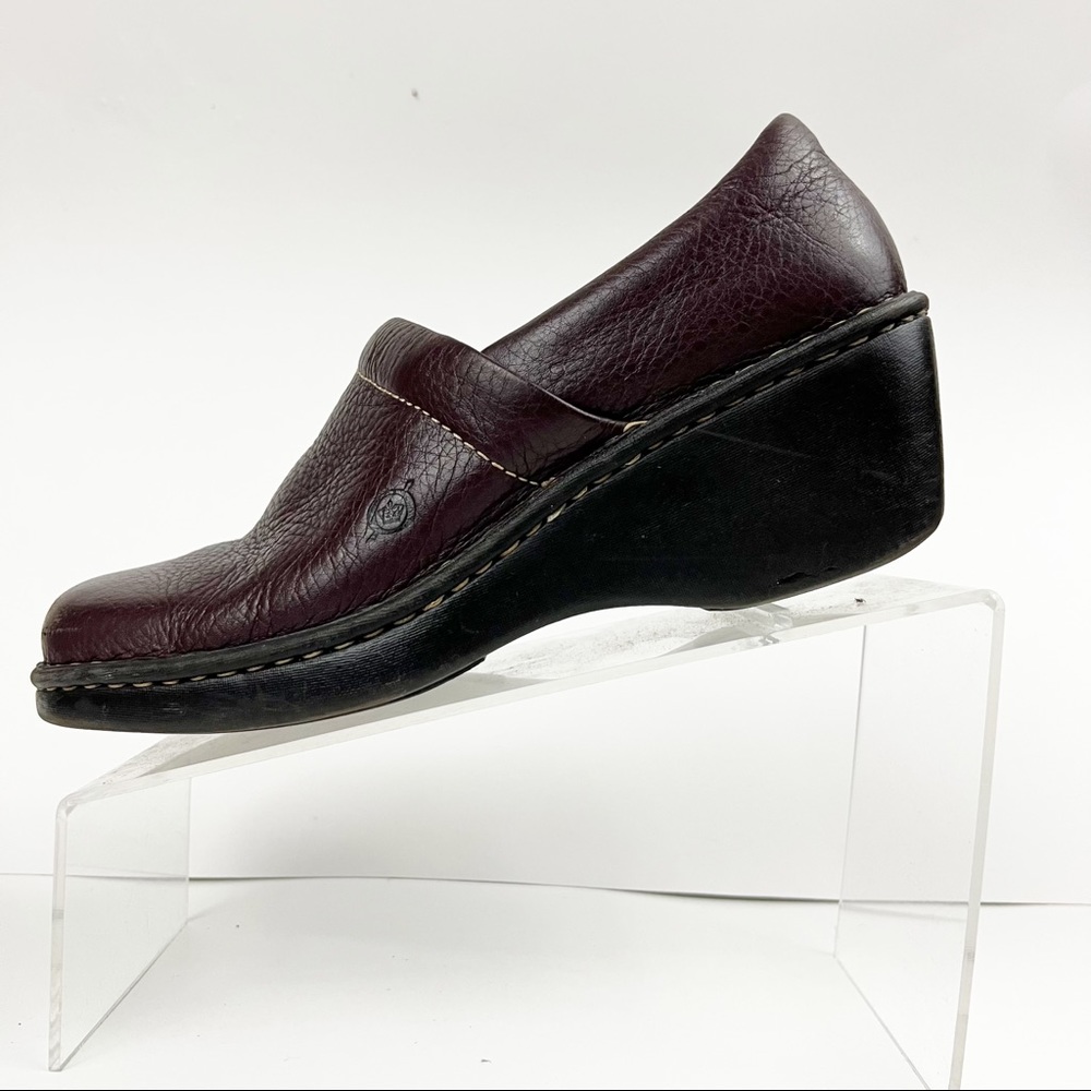 Born Brown Leather Comfort Clog Size 8 - Picture 8 of 8